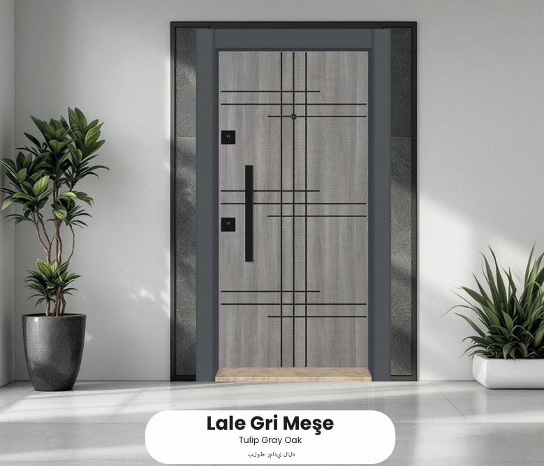 Dua Door Gri Meşe